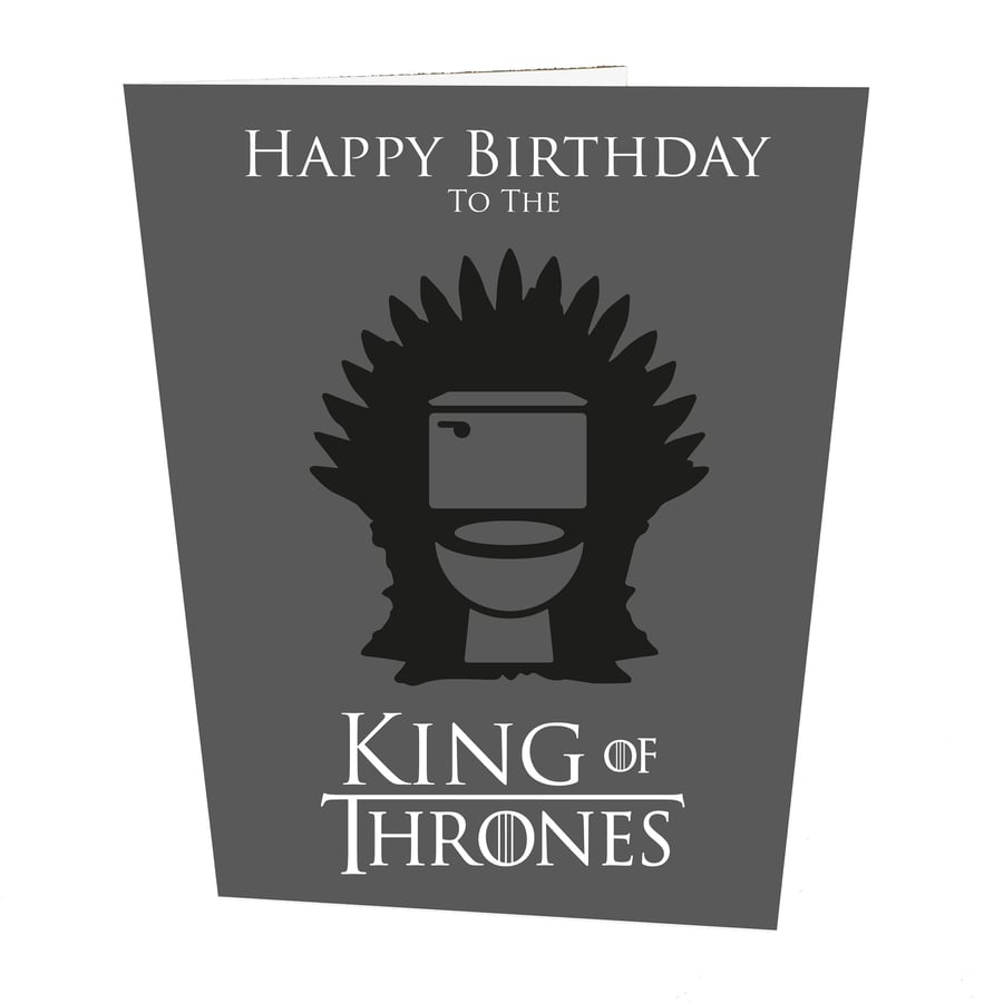 King Of Thrones Birthday Card
