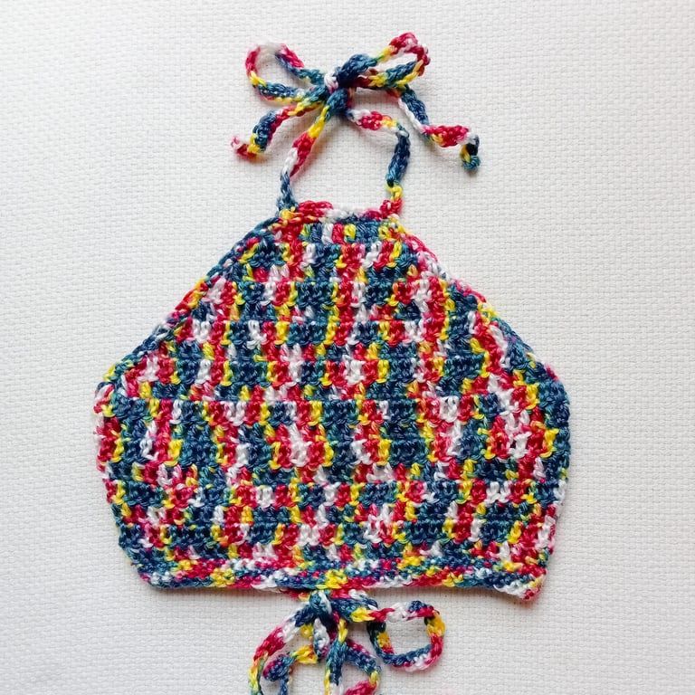 CROCHET PATTERN PDF Jeans Ombre Crop Top