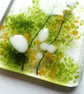 Hand Cut Glass Poppy Suncatcher: Floral Window Hanger - Image 8