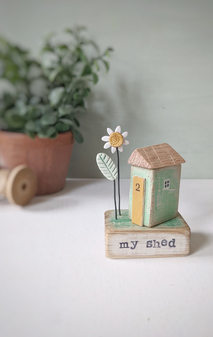 Little Garden Shed with Flower Garden 'my shed'