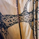 Hand-Carved Wood Spirit Staff