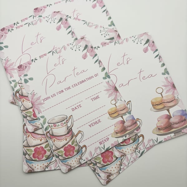 Floral Afternoon Tea Party Theme - Box & Party Co.