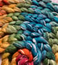Corriedale Merino Himalayan Nettle & nepps Spinning fibre 100g Rustic apples - Image 3
