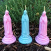 Kitsch Handmade Virgin Mary Scented Figure Candle