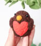 Woolly Robin - Needle Felted Handmade Decoration - Image 3