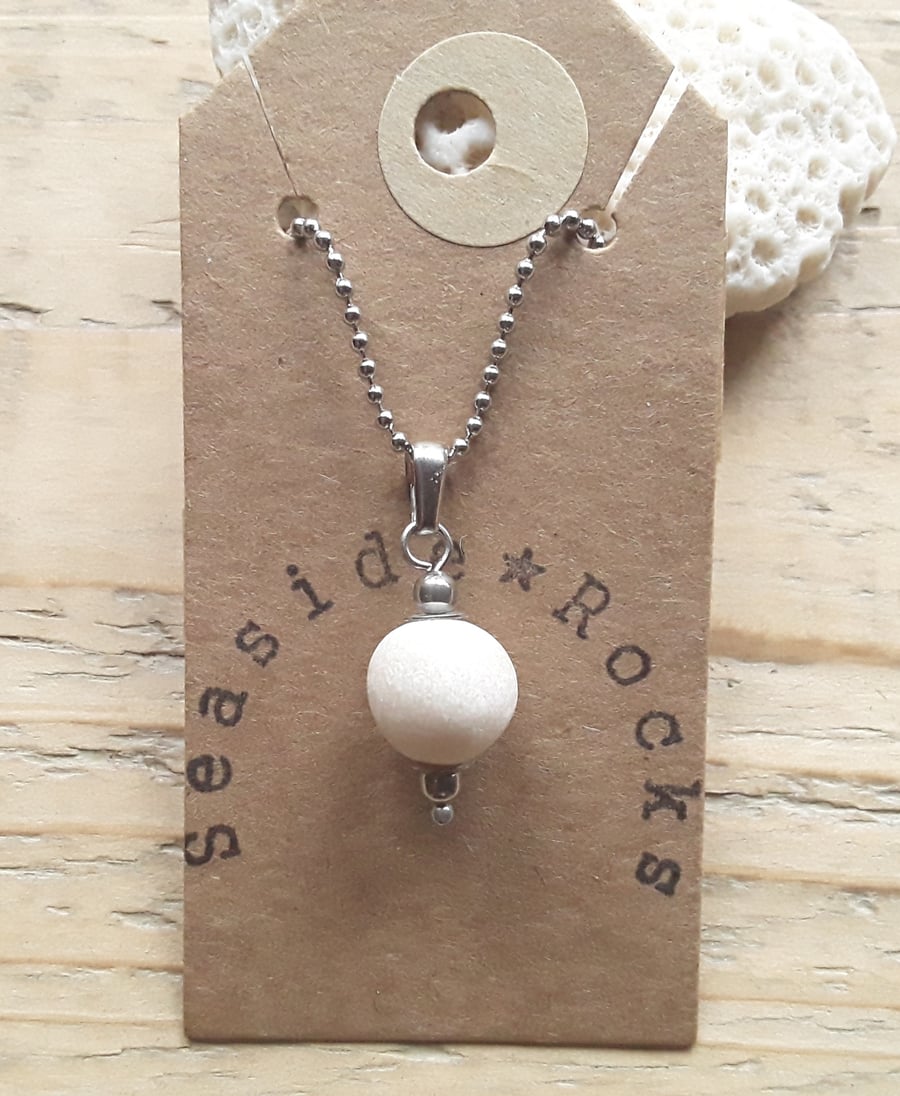 Spherical Pebble Pendant