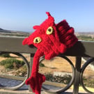 Dragon scarf knitting pattern