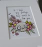 sentimental skull - original aceo - Image 6