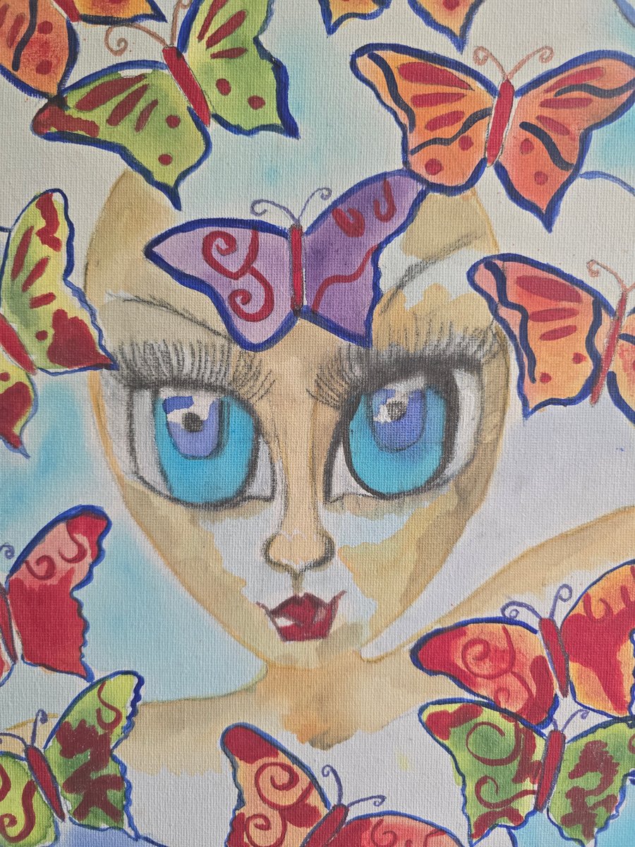 Fairy Acrylic Painting