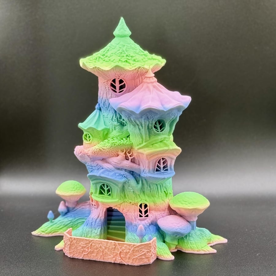 Fairy Dice Tower: 3D Printed D&D Gaming Accessory
