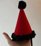 Handmade Red Clown Hat 