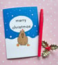 Capybara Christnas Card - Cute Christmas Card