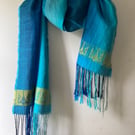 Tryzub Handwoven Cotton Scarf