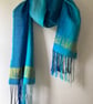 Tryzub Handwoven Cotton Scarf