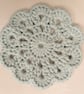 Set of 4 crochet coasters in blues - Image 3
