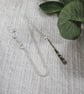 Silver Teardrop with Hearts Necklace - Image 6