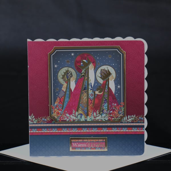 Three Wise Men Christmas Card