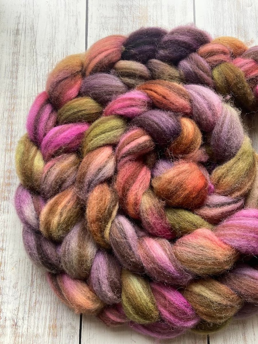 Isles Spinning fibre 100g Fireside