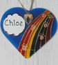 Rainbow Bridge pet memorial sun catcher decoration with charm - Image 2