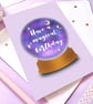 Seconds Sunday, Witch Wizard Magical Birthday Card - Image 2