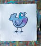 Original screen print-Pigeon 2-unframed by Jo Brown