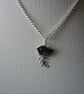 BIRD AND LEAF NECKLACE.  799 - Image 1
