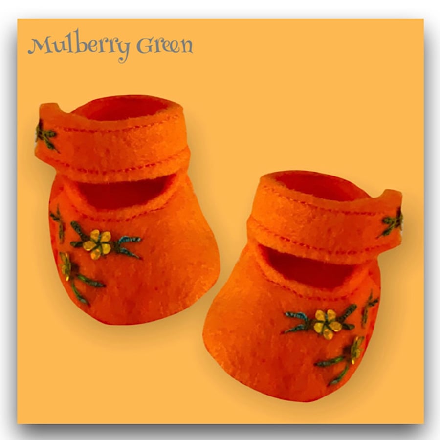 Reserved for Connor - Tangerine Shoes