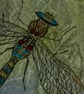 Hand painted dragonfly greetings card - Image 3