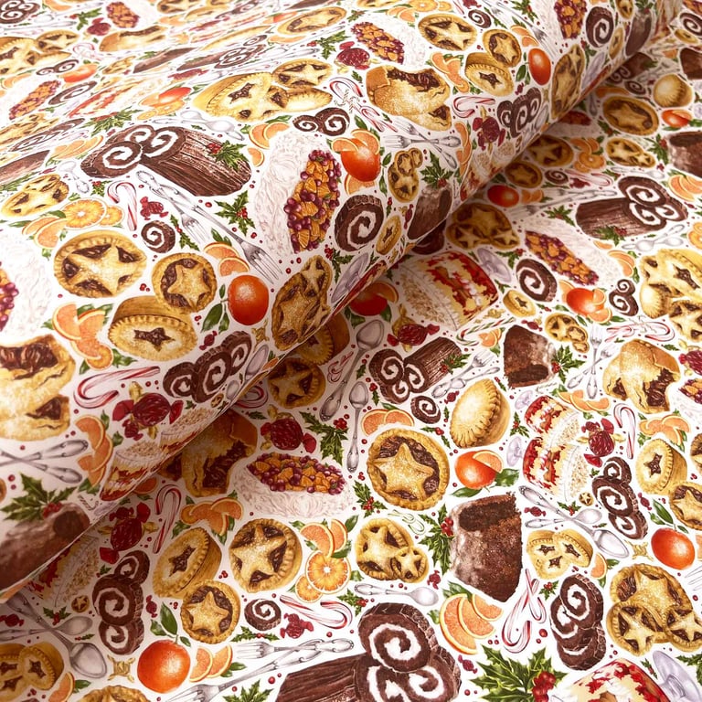 Christmas Sweet Treats Gift Wrap and Tag (Matching Card)