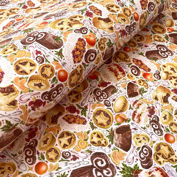 Christmas Sweet Treats Gift Wrap and Tag