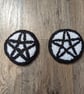 Pair of Pentacle Mug Rugs or Coasters - Image 1
