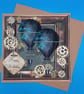 Steampunk Birthday Card