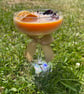 Passion Fruit & Rose Handmade Soy Wax Candle in a cocktail glass with fragrance. - Image 2