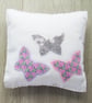 Cushion - butterflies & flowers - Image 3