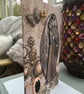 Steampunk elegant lady Victorian London scene card. - Image 3