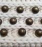 11 16" 18mm 28L Antique Brass half ball Military  x 6 buttons