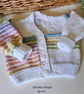 Luxury Hand Knitted Designer Merino Wool Baby Cardigan  6 - 12 months size - Image 5