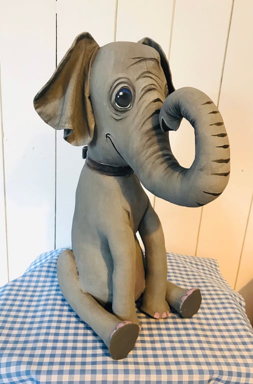 Baby Elephant Doorstop 