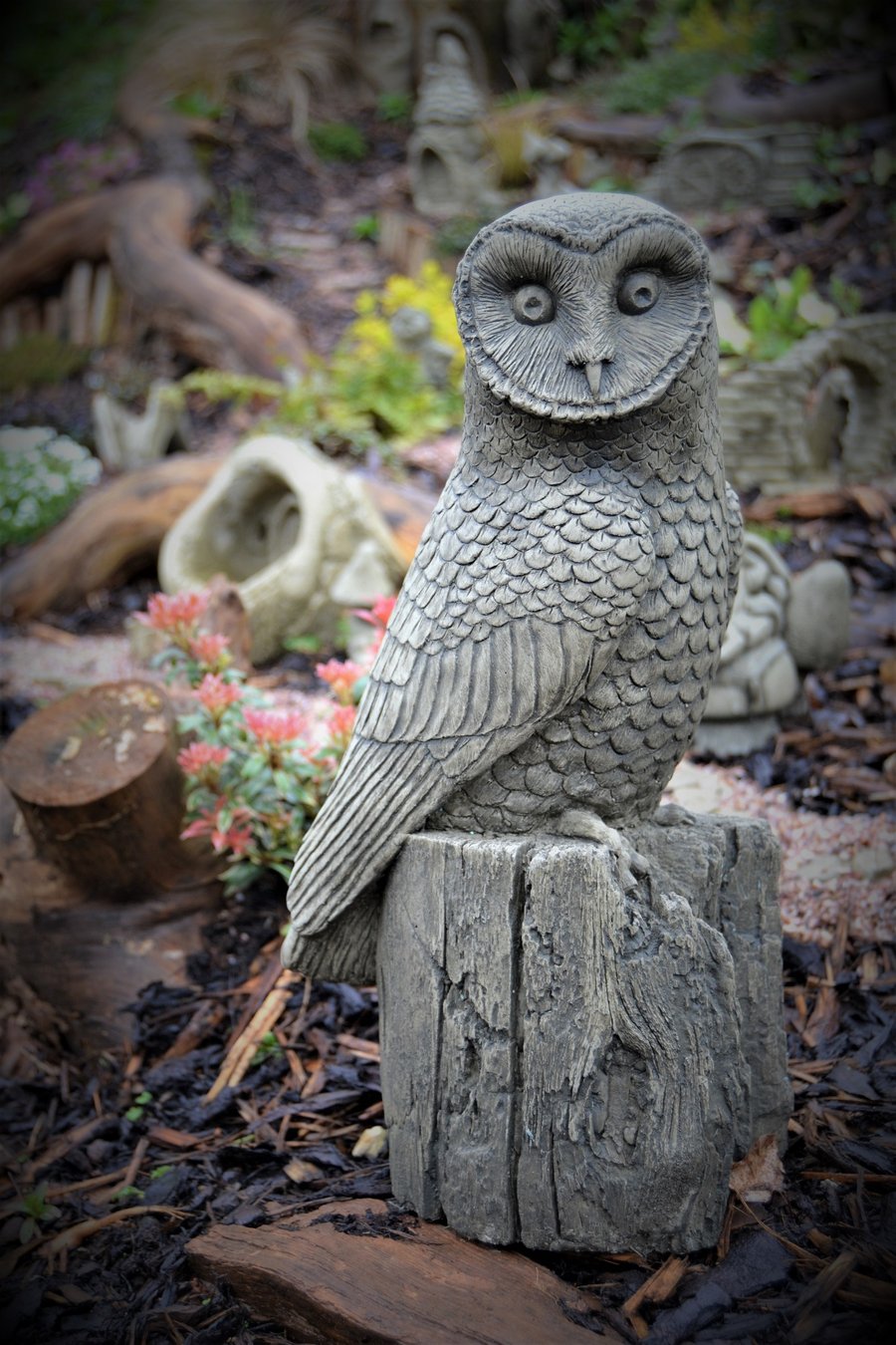 Owl garden statue discount