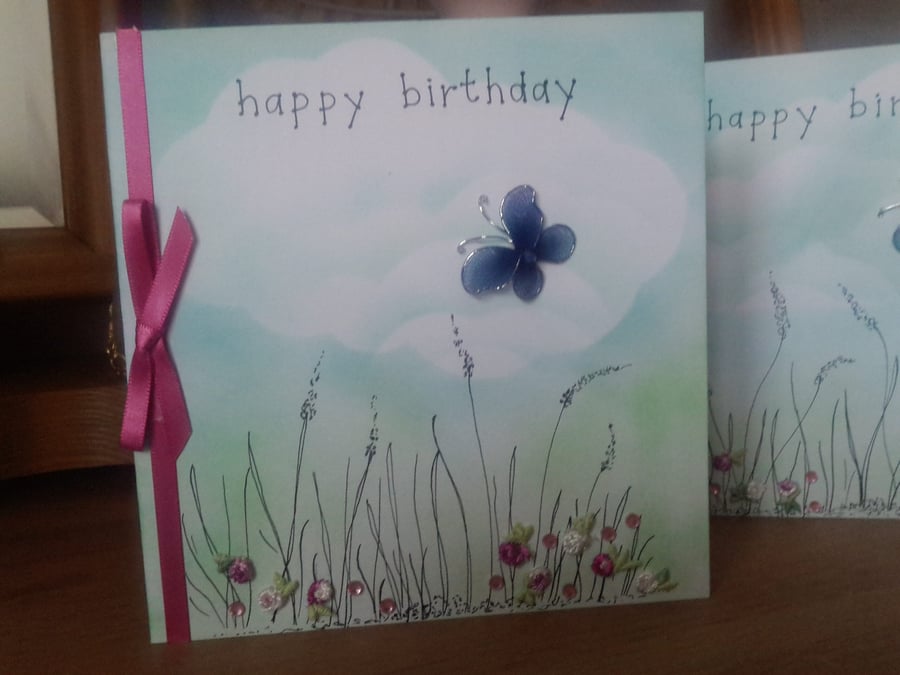 Meadow birthday card