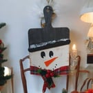 Handmade Christmas Wall Hanging Decoration Snowman
