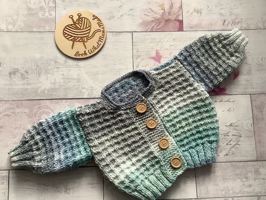 Hand knitted Baby Cardigan 