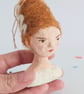 Spun Cotton Bride of Frankenstein Halloween Decoration