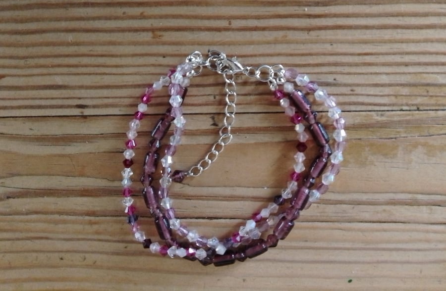 Handmade beaded bracelet