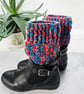 Gift Set - Red Hiking Mitts & Bright Boot Cuffs - Image 8