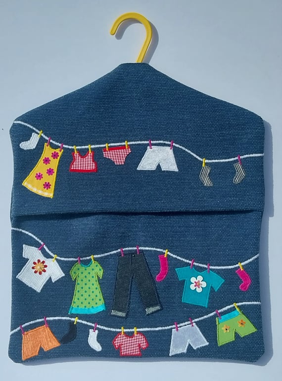 The odd black sock - washing line pegbag