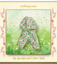 Pip Squeak or Cotton Tails Green Flowered Pyjamas