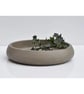 Medium Concrete Bowl: Handmade Modern Minimalist Home Decor Sage Grey