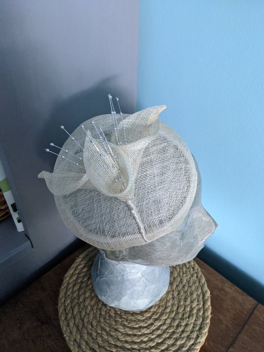 Wedding, Bridal Headpiece, Hat Custom made (Deposit price shown)