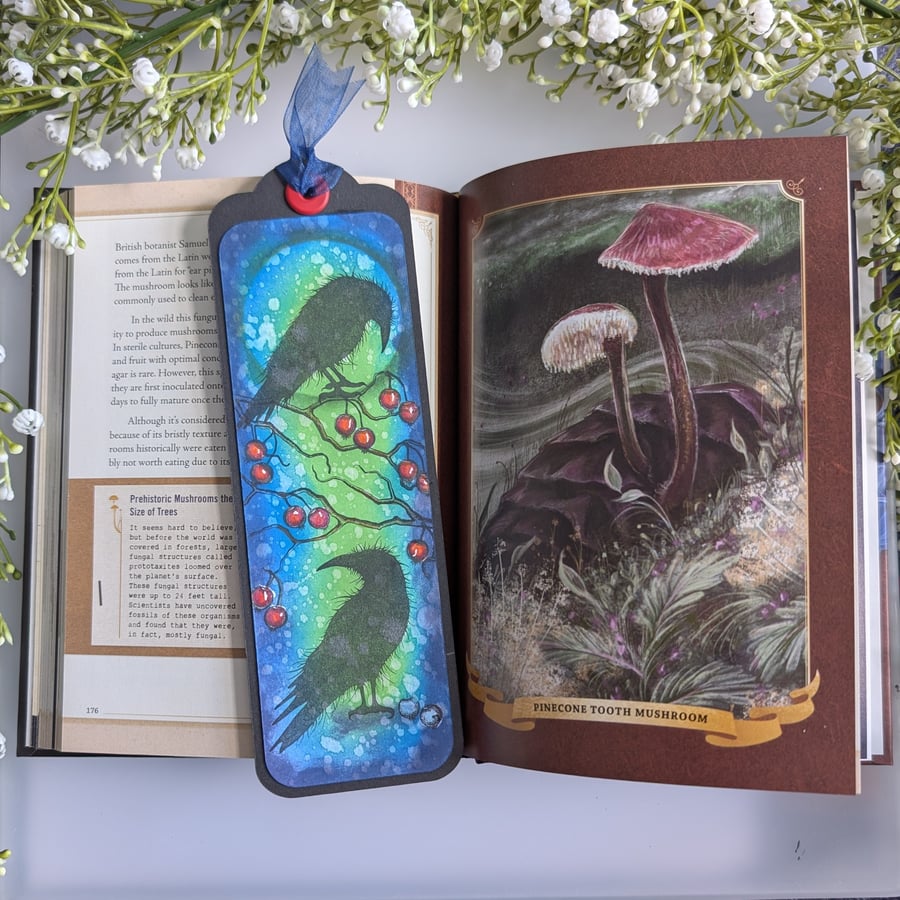 Magic of the Night themed handcrafted Bookmark